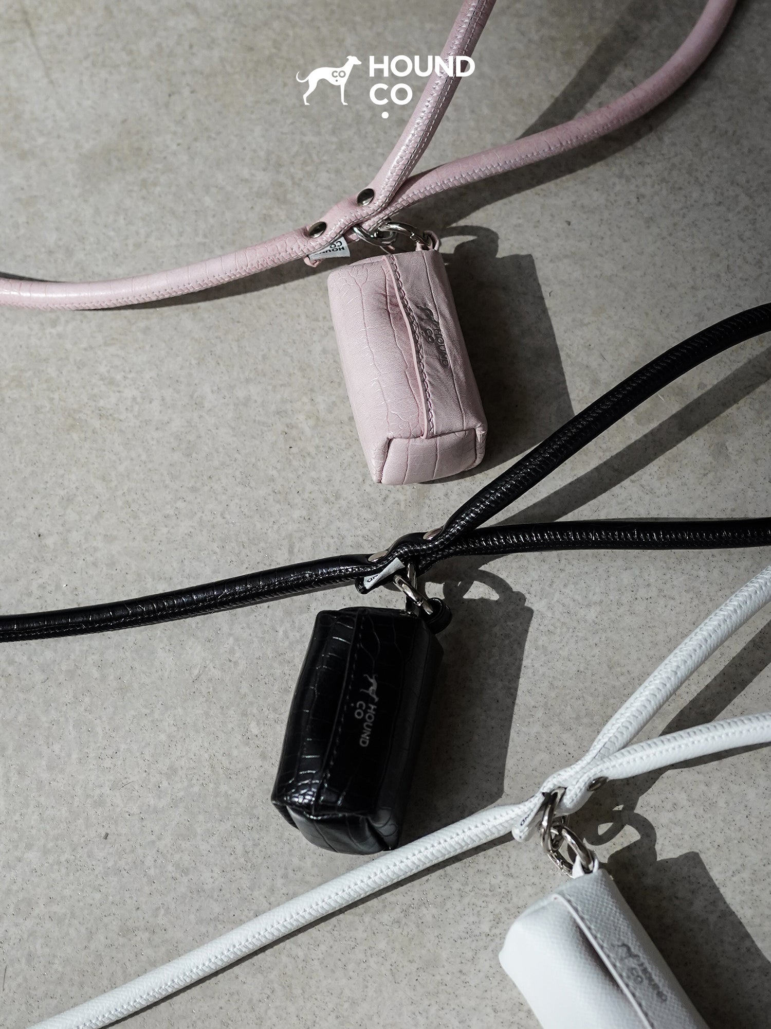 Vegan Leather Poop Bag Holder