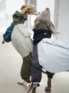 Lightweight Barrier Raincoat for sighthounds and all breeds