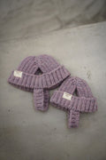 Wool knit hat「Lavender」