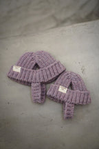 Wool knit hat「Lavender」