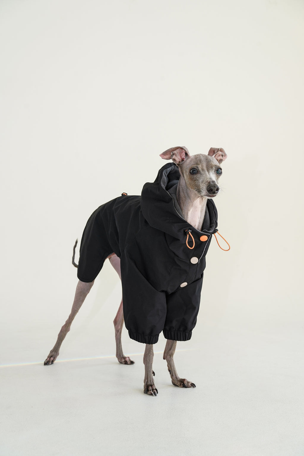 Hooded Fleece Rain Jacket
