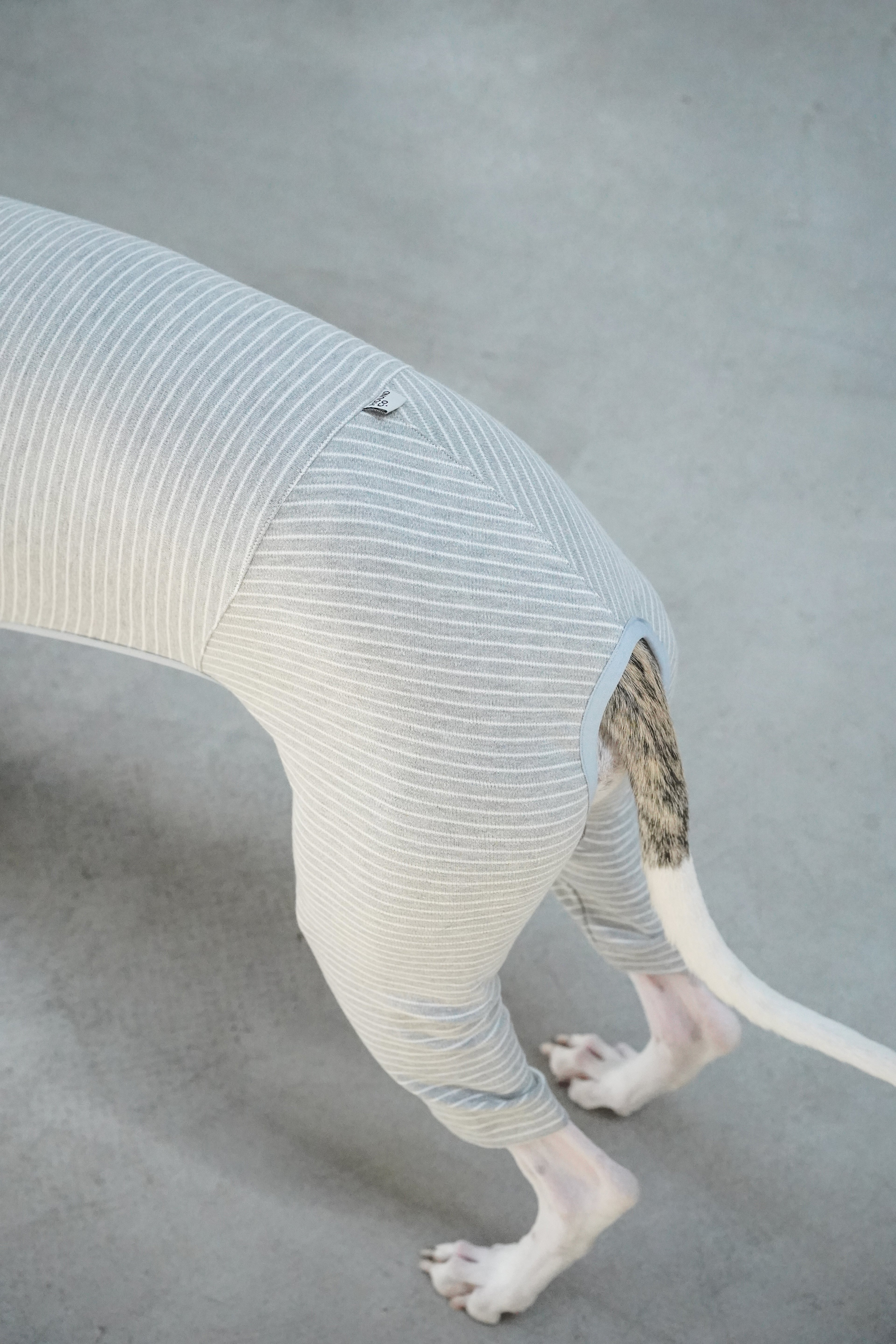 Sighthound cozy stripes onsie