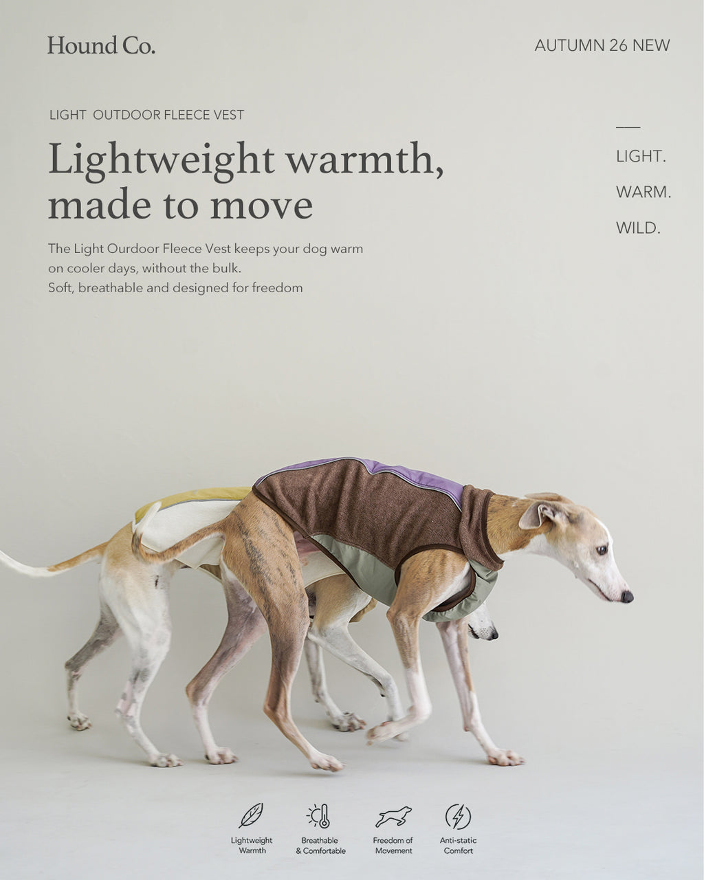Light Outdoor Fleeced Vest
