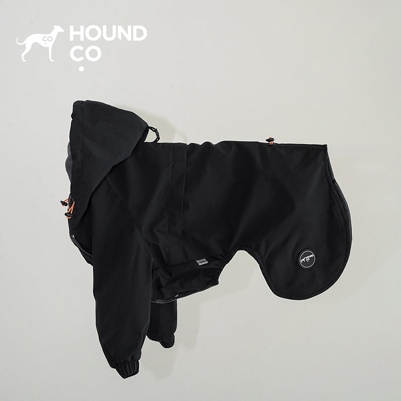 Hooded Fleece Rain Jacket